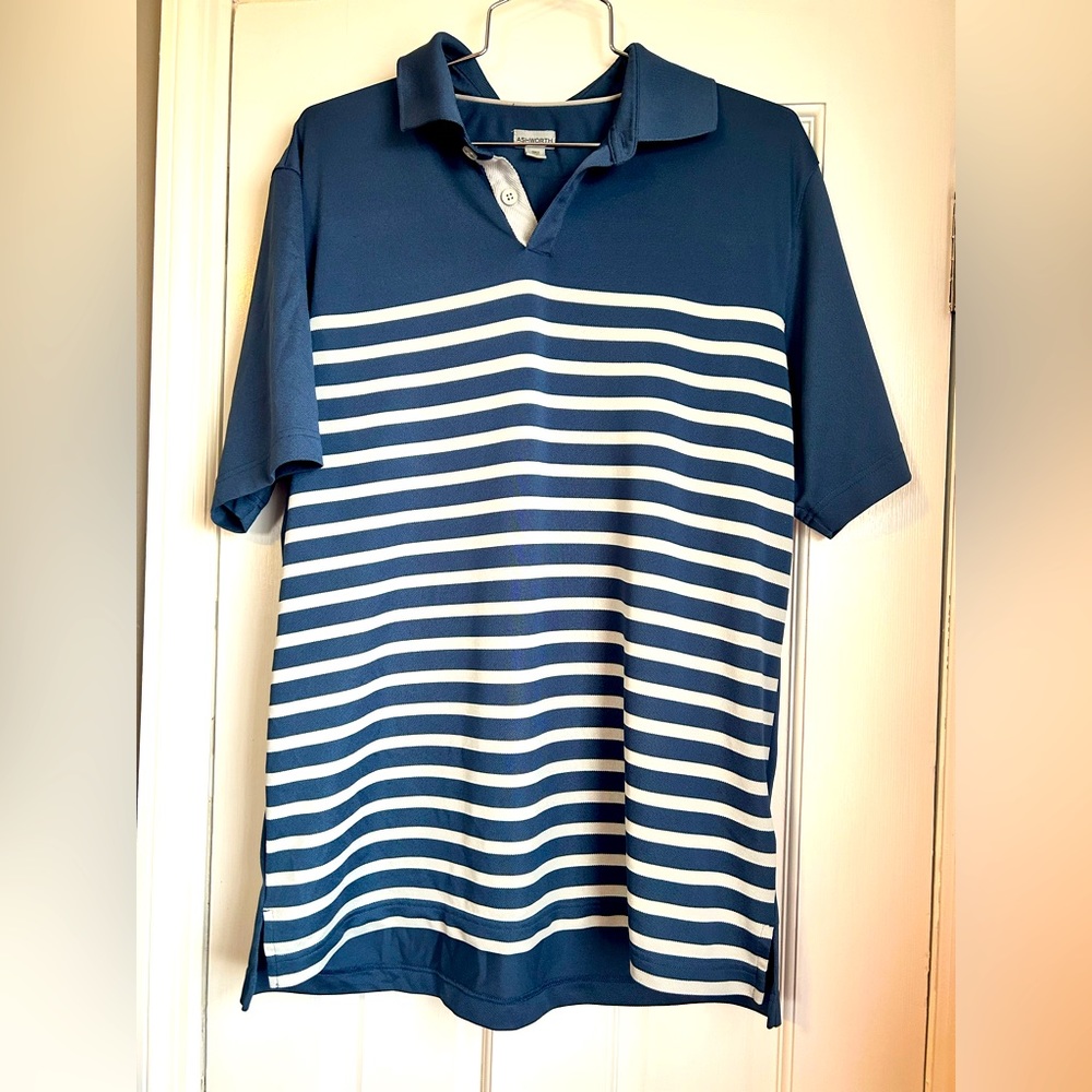 Ashworth Men’s Blue Golf Polo size Medium